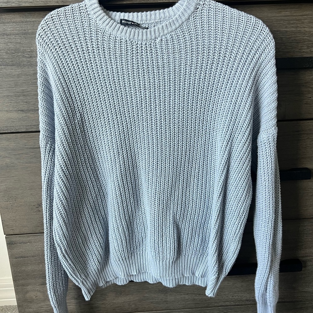 Brandy melville blue knit sweater